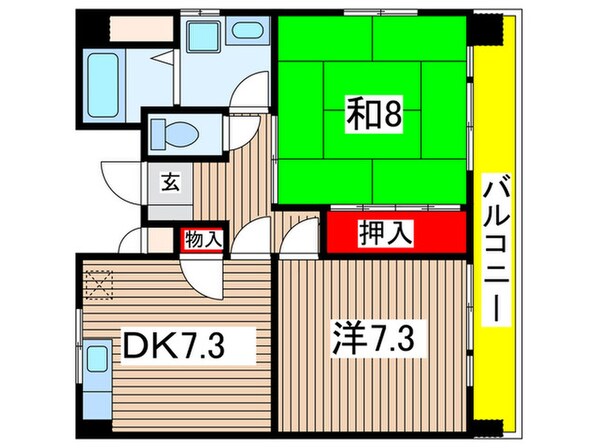 メゾンみゆきの物件間取画像